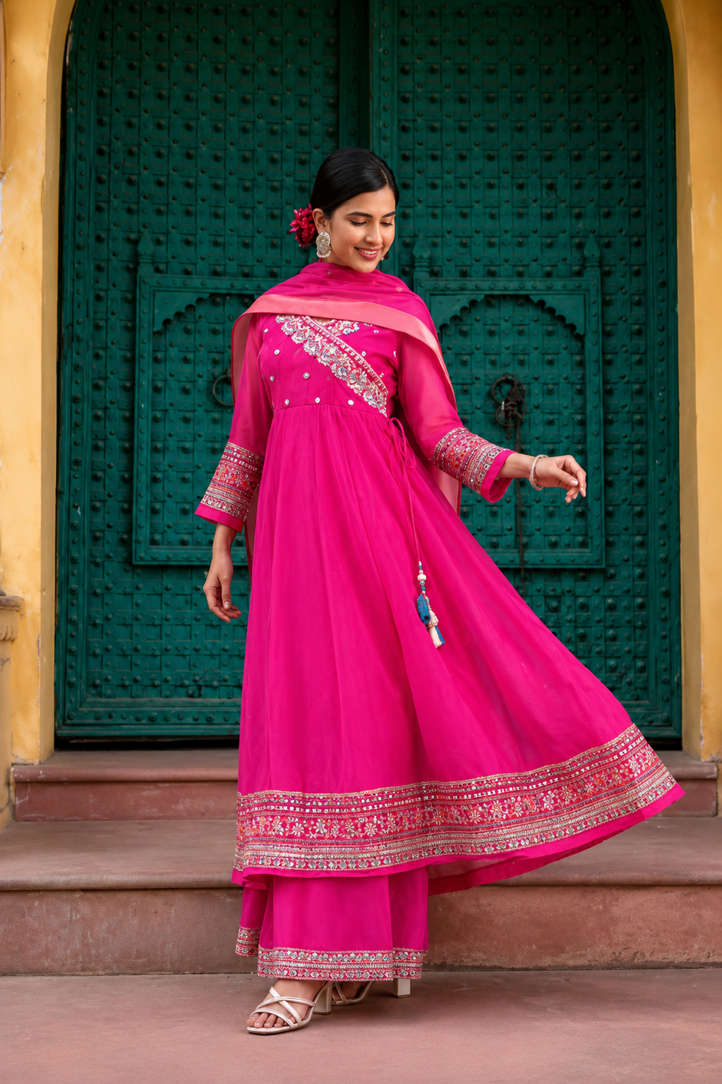 Ethenic wear - Anarkali suit