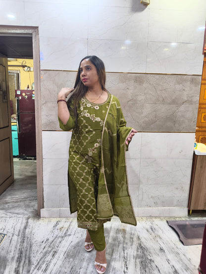 DESIGNER GREEN SUIT